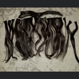 Dark brown 18inch hair extensions